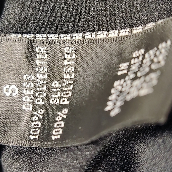 A. Byer Girls dress Size: S sheer multi color long waist.- - Picture 4 of 5